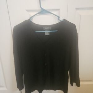 Ralph Lauren Black V-Neck Sweater
